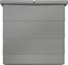 A front view of a light gray plastic trash can insert with horizontal lines. Náhled obrázku produktu