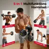FEIERDUN 22 kg Hantelset, 4-in-1, für Langhantel, Produktbild-Vorschau 4