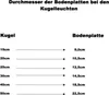 Kugelleuchte Kugellampe RGB Außenleuchte Ø 50cm Gartenlampe Produktbild-Vorschau 7