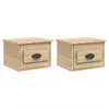 Wand-Nachttische 2 Stk. Sonoma-Eiche 41,5x36x28 cm Produktbild-Vorschau 1