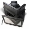 A fireplace insert made of cast iron. Produktbild-Vorschau