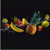 ARTland Glasbild Früchte auf Schwarz mit Wasser Spritzer Produktbild-Vorschau 1
