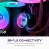 NZXT Kraken Core 240 RGB, Flüssigkeitskühlung, 12 cm, 500 Produktbild-Vorschau 5