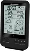 A black digital weather station displaying various weather information. Náhled obrázku produktu