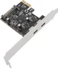 Adaptérová karta PCIe na Type-C, USB 3.2 Gen1, 2portová Náhled obrázku produktu 1