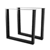 MetaloPro 2 sztuki metalowych nóg stołowych, czarne, 72 cm Podgląd zdjęcia produktu 1