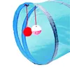 Tunnel di gioco in tessuto per gatti - 50 cm blu Anteprima dell’immagine prodotto 5