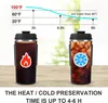 Termohrnek, 13oz neklouzavý cestovní hrnek z nerezové oceli Náhled obrázku produktu 3