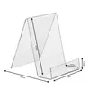 DIN A6 Buchstütze Hochformat aus transparentem Acrylglas / Produktbild-Vorschau 2