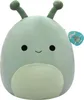 A light green plush toy with antennae and a light green oval shape on its belly. Voir les images du produit
