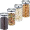 Relaxdays Vorratsgläser 4er Set, 1000ml Nudelglas, Produktbild-Vorschau 1