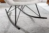 Design Schaukelstuhl SCANDINAVIA SWING weiß Bouclé Sessel Produktbild-Vorschau 6