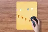 MuchoWow® Mauspad Mousepad Flaggen - Party - Gelb - Produktbild-Vorschau 3