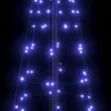 vidaXL Arbre de Noël LED avec piquets de terre bleu 250 cm Voir les images du produit 6