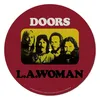 A circular record mat with the band The Doors and album title L.A. Woman printed on it. Podgląd zdjęcia produktu