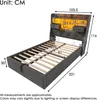 Flieks Hydraulisches Polsterbett 90x200cm mit USb & Type-c, Produktbild-Vorschau 4