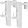 4er Pack Klemmträger Set Universal (Weiß) zur Befestigung Produktbild-Vorschau 3