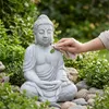 Relaxdays Statua di Buddha seduto, XL 71 cm, statua da Anteprima dell’immagine prodotto 6