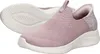 A pair of pink Skechers Slip-Ins Ultra Flex 3.0 shoes are shown from a diagonal angle against a white background. Podgląd zdjęcia produktu