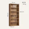 VASAGLE Minimalistisches Standregal Holzregal mit Produktbild-Vorschau 9