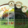 Kurnik Izrielar 3x4x2 m z dachem kopułowym, ocynkowana Podgląd zdjęcia produktu 5