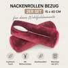 Nackenrollen Bezug 2er Set 15x40 cm – Nackenmassagekissen Produktbild-Vorschau 2