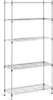 Regał Magazynowy Druciany Ażurowy Kolor Szary 180X90X35Cm Podgląd zdjęcia produktu 1