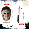 Michael Myers Maske, Horror Maske mit Spielzeugmesser, Produktbild-Vorschau 11