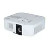A white projector is shown against a white background. Produktbild-Vorschau