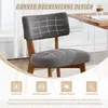 LVHOM Chaise rembourrée massive (lot de 2) recouverte de Voir les images du produit 4