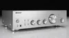 A studio shot of a silver Pioneer stereo amplifier on a reflective surface with a black background. Podgląd zdjęcia produktu