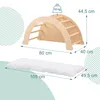 Relaxdays Detský lezecký oblúk, od 18 mesiacov, drevo, Náhľad obrázku produktu 4