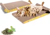 Kratzbretter Katze, 2 Stück Haltbar Kratzpappe für Katzen Produktbild-Vorschau 1