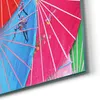 DEQORI Hybrid Leinwand Bild 60x30 cm 'Bunte Schirmvielfalt' Produktbild-Vorschau 5