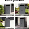 Skrzynka na listy Wiltec szara 410 x 220 x 750 mm, skrzynka Podgląd zdjęcia produktu 17