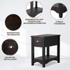 COSTWAY Table d'appoint avec tiroir et étagère, table basse Voir les images du produit 4