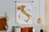MuchoWow® Wandteppich Wandbehang Weltkarte - Farbe - Produktbild-Vorschau 5