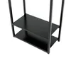 Westmann Stahl Kaminholzregal Porthos Schwarz 40x20x120 cm Produktbild-Vorschau 9