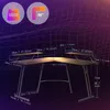 TRMLBE Table de jeu avec coin rond, Table de jeu noire Voir les images du produit 2