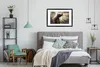 MuchoWow® MuchoWow® Gerahmtes Poster Elefant mit Person in Produktbild-Vorschau 7