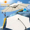 Ombrellone Izrielar 3 m beige con manovella, protezione Anteprima dell’immagine prodotto 5