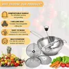 Passiergerät, Passiermühle mit 3 Stück Siebeinsatz - Produktbild-Vorschau 2