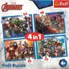 Marvel Avengers, 4 v 1 puzzle (Kinderpuzzle) Náhľad obrázku produktu 3