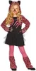 leopard Kleid Mädchen Polyester rosa Größe 7-9 Jahre Produktbild-Vorschau 2