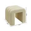 Rebecca Mobili Hocker Nikau 40x38x40 Polyestergewebe MDF Produktbild-Vorschau 3