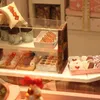 Puppenhaus Miniatur DIY Mini Haus Kit mit LED-Leuchten und Produktbild-Vorschau 4