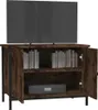 vidaXL TV skříňka s dvířky Kouřový dub 60x35x45 cm Dřevěná Náhled obrázku produktu 4