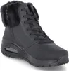 A black Skechers boot with fur trim. Produktbild-Vorschau