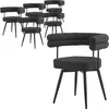 ML-Design Esszimmerstühle drehbar 6er Set Dunkelgrau Produktbild-Vorschau 1