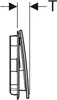 Geberit 115.622.QF.1, Spülplatte, Geberit, 250 mm, 23 mm, Produktbild-Vorschau 3